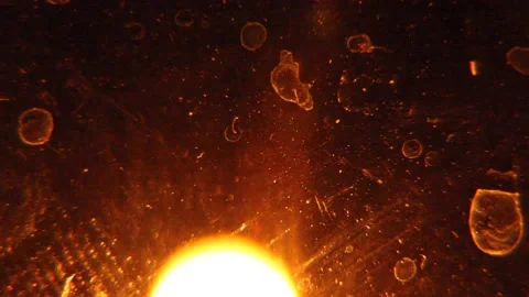 Cinematic candle Flame in the Wind Video stock 165075679