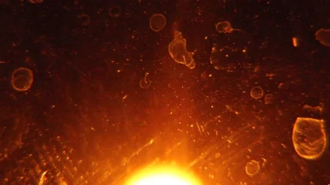 Cinematic candle Flame in the Wind Video stock 165076113