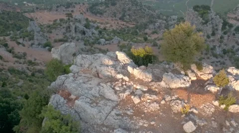 Cinematic clif fall 3 Video stock 67900401