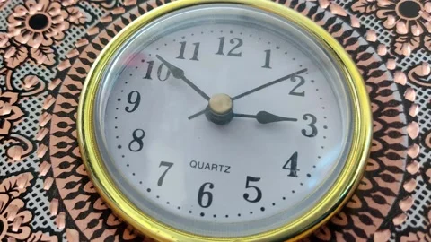 Cinematic clock Stock Footage 165368962