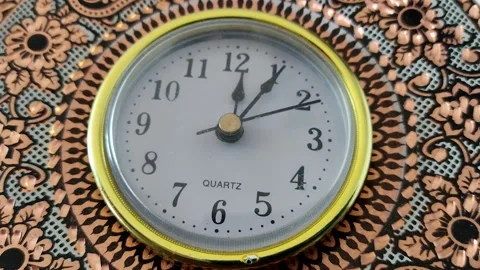 Cinematic clock Stock Footage 165369540