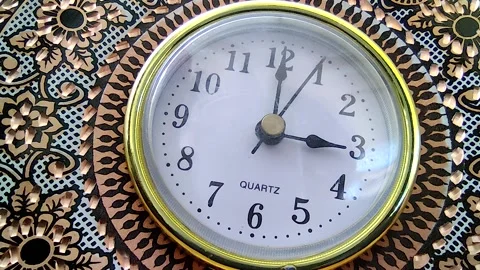 Cinematic clock Stock Footage 165375155