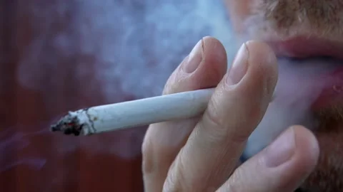 Close Up Of A Cigarette - Stock Video