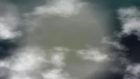 Cinematic Cloudy Sky Drifting Forward in a Seamless Loop Stock Footage 339121467