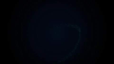 Cinematic cosmic stardust particles floating through deep space galaxy back.. Stock Footage 346001373