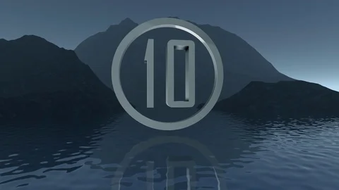 Cinematic Countdown 動画素材 96152316