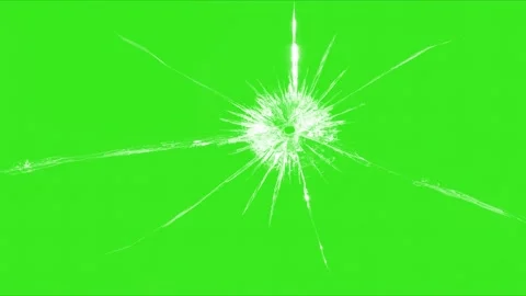 Cinematic Cracked Glass Damage Effect. Stock Footage 341570536