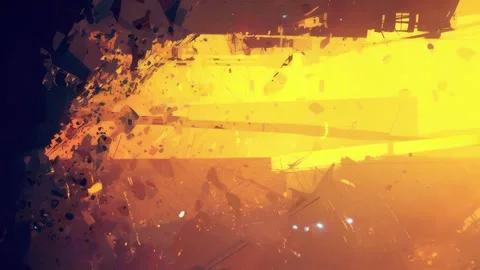 Cinematic cyber interface with signal flickers and flow lines Stock Footage 309545300