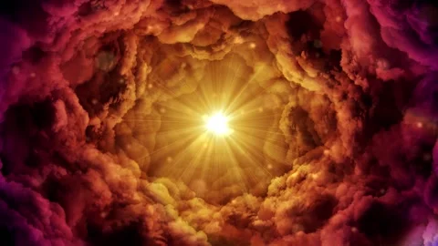 Cinematic Dark Clouds Background Stock Footage 348018668