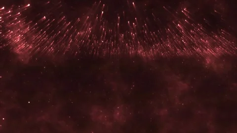Cinematic Dark Red Particle Falling Over Smoky Texture Stock Footage 323076554