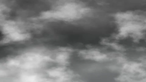 Cinematic Dark Stormy Clouds Moving Across a Moody Night Sky Stock Footage 335496264