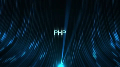 Cinematic Data Cable Text Technology Concept - PHP Stock Footage 307650900