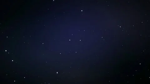 Cinematic deep space background with shimmering stars and purple nebula cosmic 库存影片 346209978