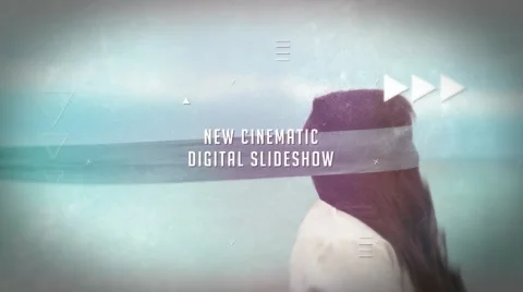 Cinematic Digital Slideshow Stock After Effects