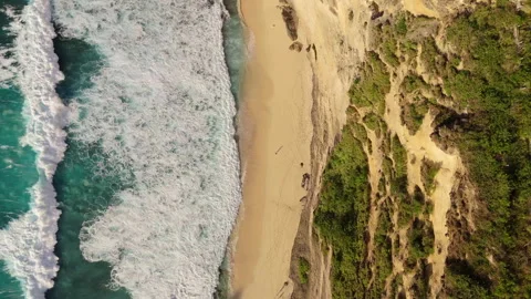 Cinematic Drone Flight Over Iconic Nusa Penida Coastline 4K UHD Stock Footage 339907877