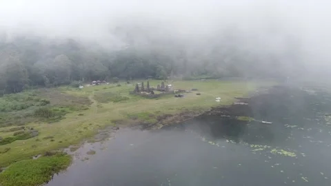 Cinematic drone temple view Stock Footage 207944662