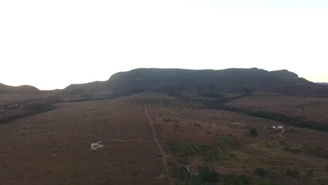 Cinematic Drone View of Chapada dos Veadeiros, Alto Paraíso de Goiás, Brazil Vídeos de archivo 338157627