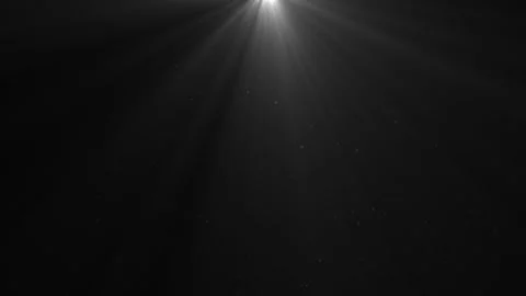 Cinematic dust particles and glowing light rays, an ethereal atmospheric overlay Stock Footage 337884508