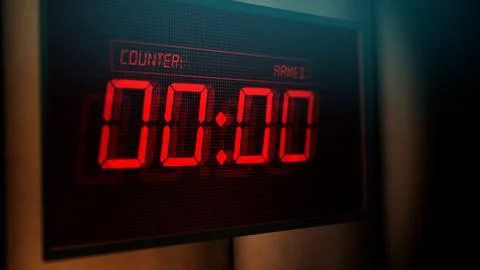 Cinematic Dynamite Explosive with Bomb Counter0 Stock Photos