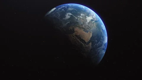 Cinematic Earth Slow Orbit Zoom in: Saudi Arabia Ksa Gulf 4K ProRes 422 HQ 스톡 동영상 268698024