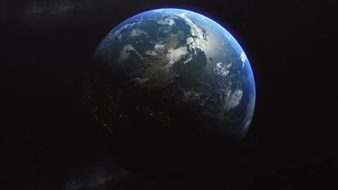 Cinematic Earth Slow Roll Orbit Zoom in: China PRC Asia 4K ProRes 422 HQ 스톡 동영상 268179619