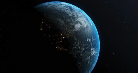 Cinematic Earth View From Space Vídeo Stock 194403330
