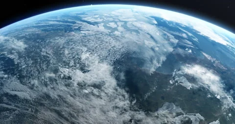 Cinematic Earth View From Space Vídeo Stock 194403480