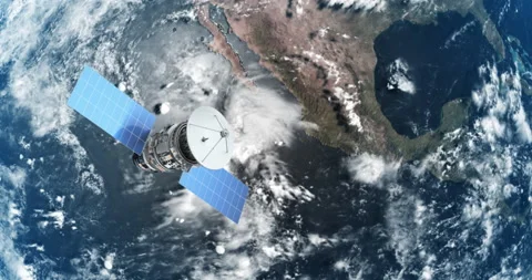 Cinematic Earth View From Space Vídeo Stock 194403524