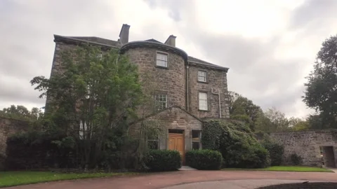 Cinematic Edinburgh Gothic Architecture Castles and Historic Kirkyards Video stock 331521230