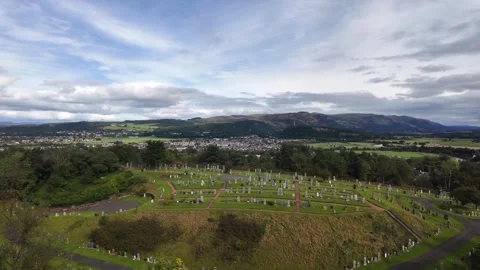 Cinematic Edinburgh Gothic Architecture Castles and Historic Kirkyards Video stock 331521453