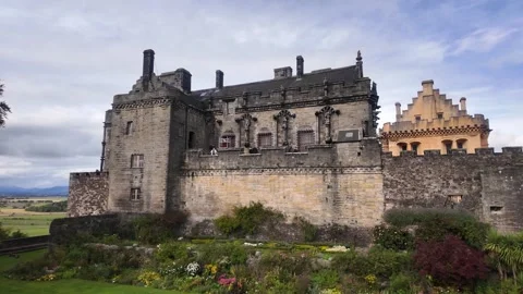 Cinematic Edinburgh Gothic Architecture Castles and Historic Kirkyards Video stock 331521473