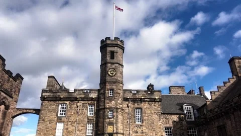 Cinematic Edinburgh Gothic Architecture Castles and Historic Kirkyards Video stock 331521604