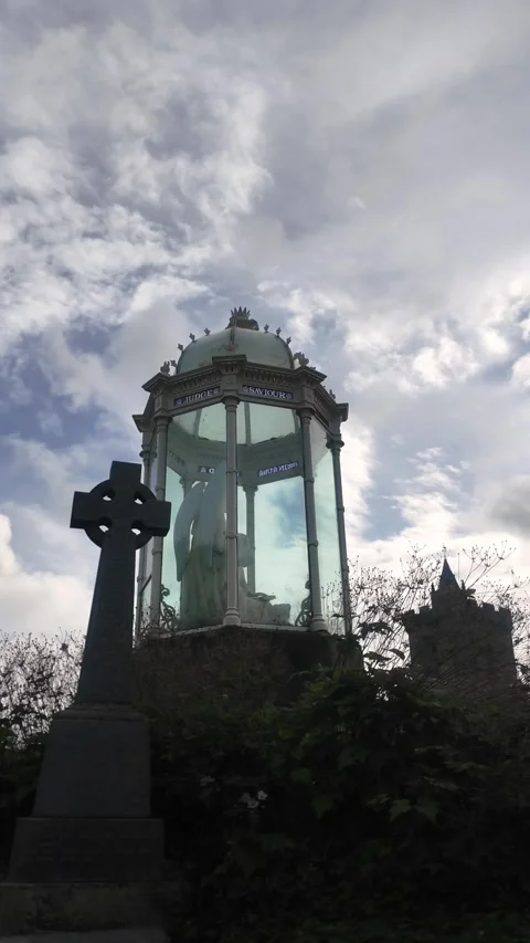 Cinematic Edinburgh Gothic Architecture Castles and Historic Kirkyards Video stock 332277237