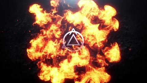 Cinematic Fire Logo Stock After Effects