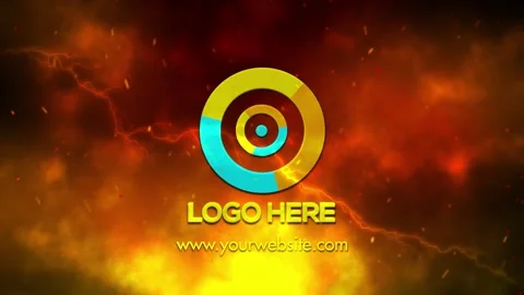 After Effects: Cinematic Fire Shatter Logo V1 #263741254