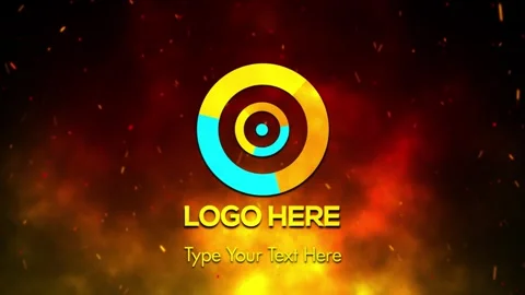 Cinematic Fire Shatter Logo V2 Stock After Effects
