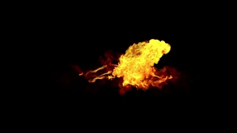 Cinematic Fire Shockwave Explosion with Powerful Blast Wave 스톡 동영상 344115921