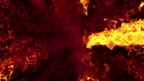Cinematic Fire Shockwave Explosion with Powerful Blast Wave 動画素材 344116225