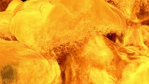 Cinematic Fire Shockwave Explosion with Powerful Blast Wave 動画素材 344116344