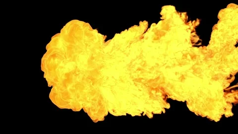 Cinematic Fire Shockwave Explosion with Powerful Blast Wave 動画素材 344116393