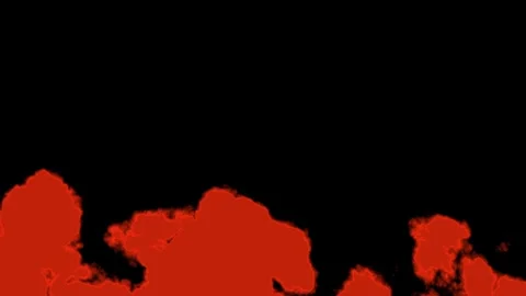 Cinematic Fire Transition with Green Screen. Realistic Burning Flame Reveal Stock Footage 320610072