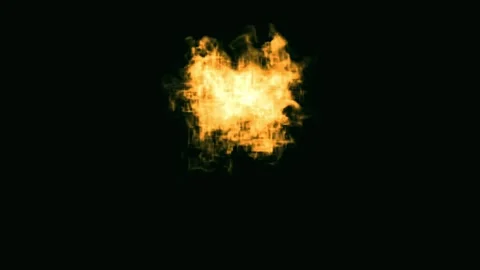 Cinematic Fireball Explosion Effect on Black Background 스톡 동영상 326193803