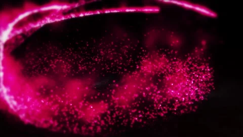 Cinematic Floating Particle Field 4K UHD Motion Background with Shimmering Du Stock Footage 344263901