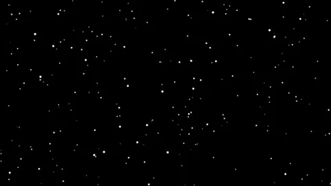 Cinematic flying through star field space animation loop Stock Footage 345013581