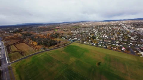 Cinematic fpv over powerlines and roads – original file edition Stock Footage 320495507