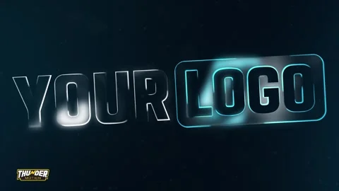 Cinematic Glass Logo Reveal  After Effects	Stock
