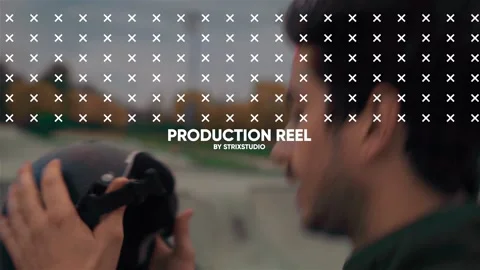 Cinematic Glitch Opener After Effects stock