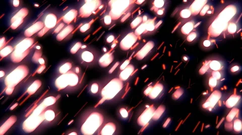 Cinematic Glow Sparks 2-Loopable Background Stock Footage 52357595