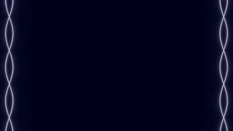 Cinematic glowing light border frame transition overlay background for video Stock Footage 336889276