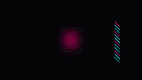 Cinematic glowing red spot on black void background abstract energy light e.. Stock Footage 337655699